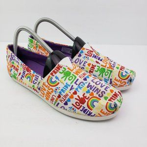 Toms Multicolor Love Wins Flats